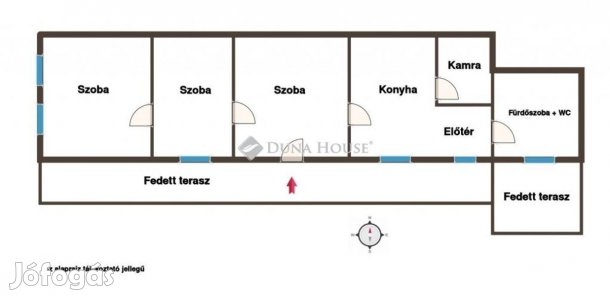 67 nm-es ház eladó Kásád