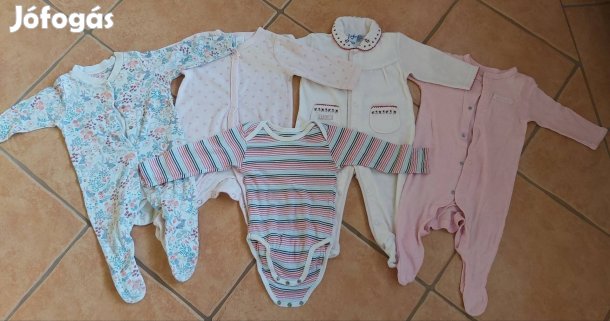 68-74-es rugi és body csomag (2 plüss, 3 pamut)