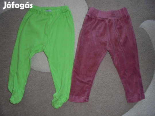 68-as 2 db lány nadrág együtt