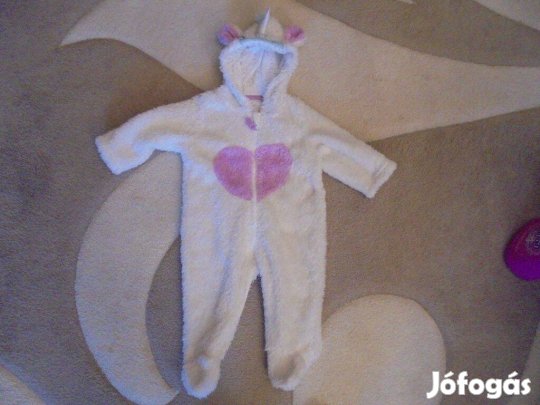 68-as Nutmeg unikornisos bundás átmeneti lány overál 68