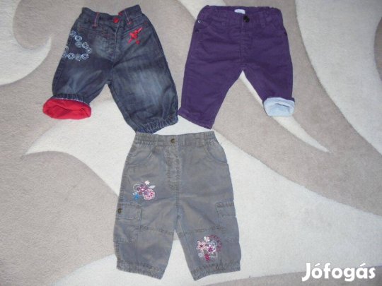 68-as bélelt lány nadrágok ruhacsomag
