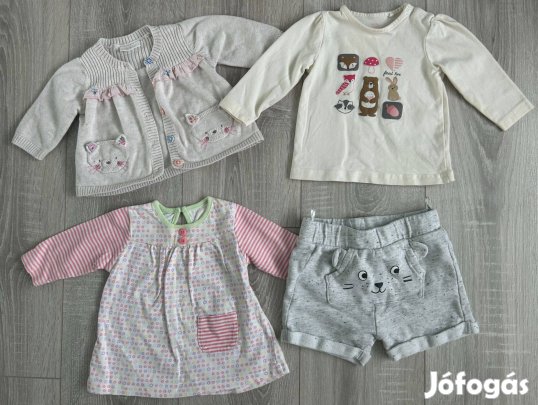 68-as kislány ruhacsomag - 5 db-os