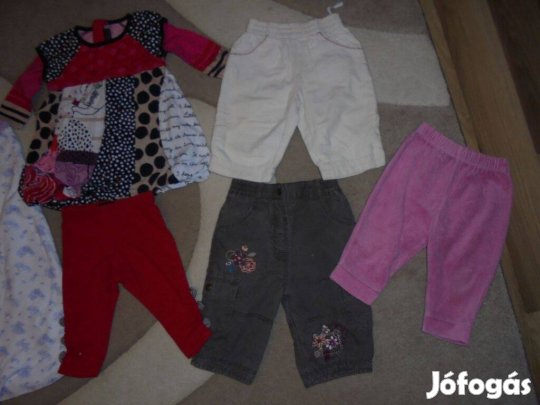 68-as lány ruhacsomag hálózsákos csinos két részes ruhával