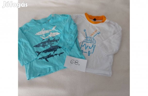 68-as méretű hosszúujjú póló (2 db)