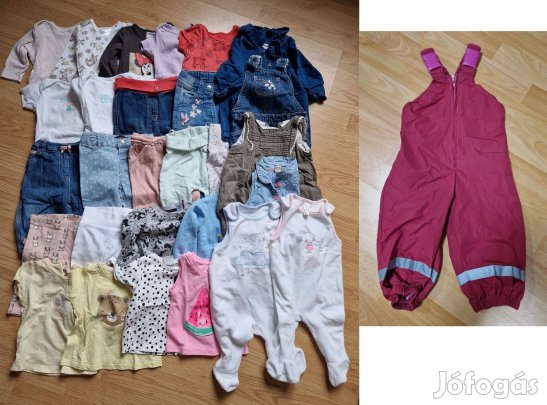 68-as méretű kislány tavaszi-nyári csomag