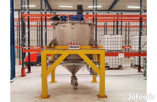 6942 - Vegyipari keverő, saválló kever, Keverő tartály, Vegyipari keve