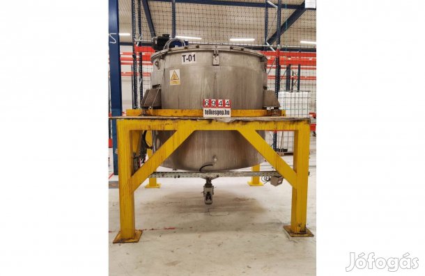 6944 - Vegyipari keverő, saválló keverő, Vegyipari keverő 2000 l