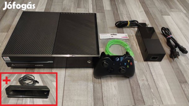 69.999ft- Xbox One 500gb Konzol Magyar Menü +Kinect+Választható Játék!