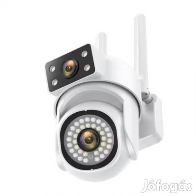 6MP PTZ Wifi dupla lencss kltri IP kamera Bluetooth csatlakozssal