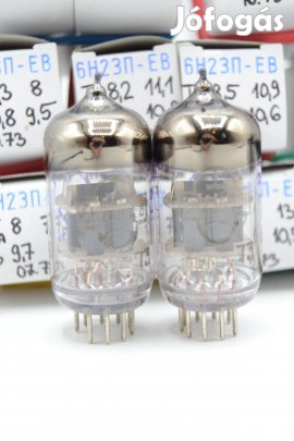 6N23P-EV csövek újak párba kvartettbe ( E88CC 6922 )
