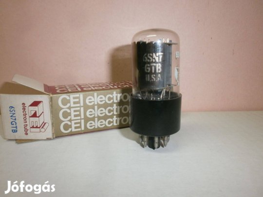 6SN7GTB - Cei - G. Electric - Usa - NOS