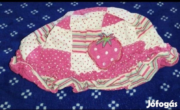 6-12 hó epres nyári sapka 