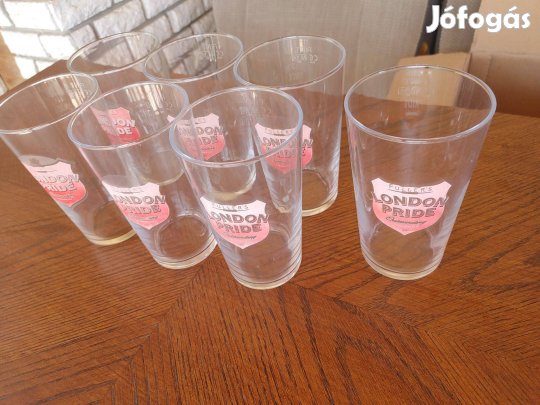 6+1 db London Pride üvegpohár