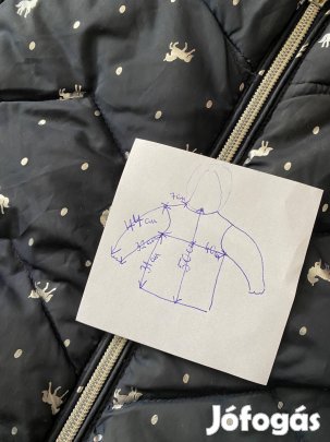 6-7 évesre unicornisos hibátlan dzseki, 122 cm