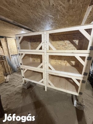 6 Fakkos ketrec fa padozatos