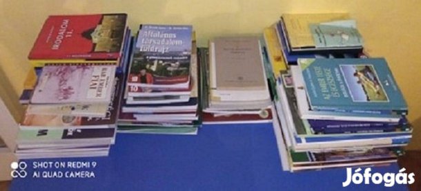6 - 11. évfolyamos tankönyvek eladóak - 500 Ft