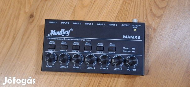 6 csatornás Moukey keverő