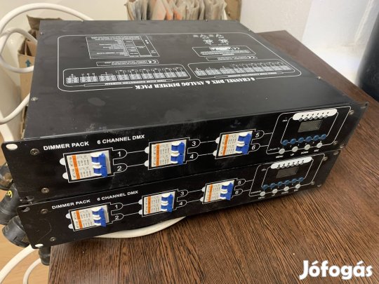 6 csatornás (6 channel) Dimmerpack