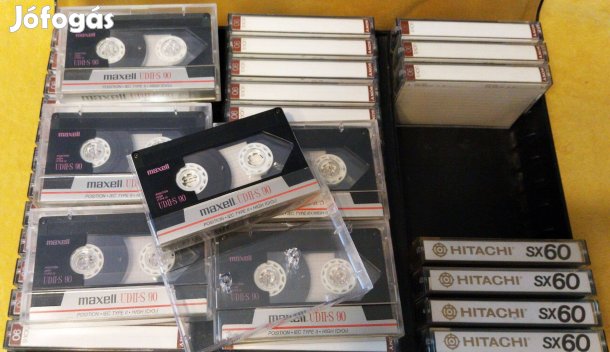 6 darab Maxell UD ll 90 chromos kazetták eladók!