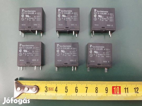 6 darab Tyco relé jelfogó
