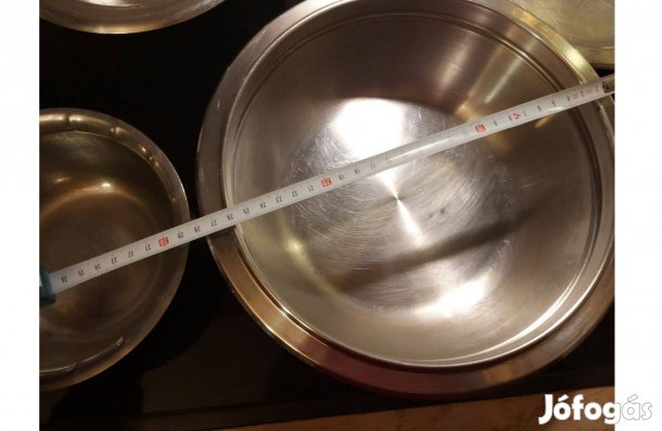 6 darab Zepter rozsdamentes tál