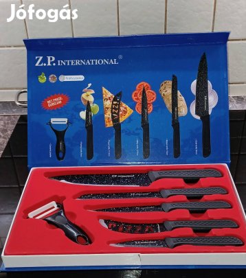 6 darabos Konyhai késkészlet