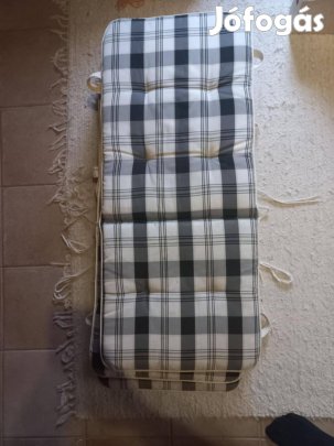 6 darabos kerti székpárna szett (magastámlás) Megkímélt állapotban