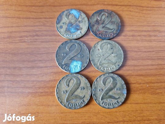 6 db 2 Ft-os pénzérme eladó