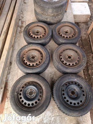 6 db Opel lemezfelni 15" 4x100