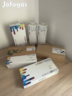 6 db Új, dobozos Toner készlet (HP és Samsung) Akciós csomagban