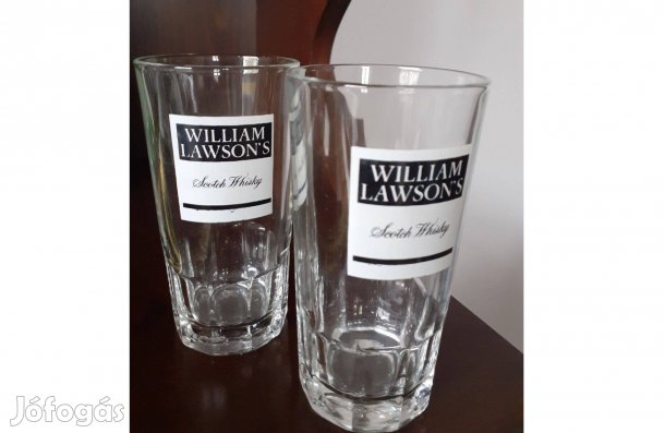 6 db Whisky-s üveg pohár (13 cm)