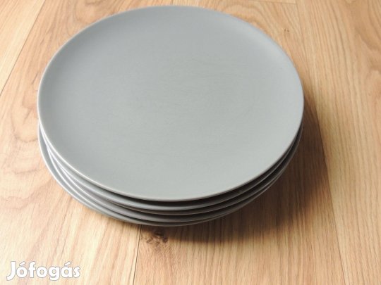 6 db. Ikea szürke lapostányér