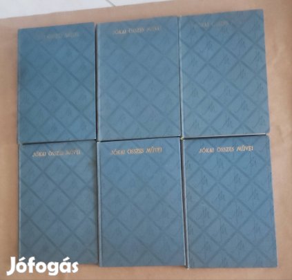 6 db  szep állapotú Jókai könyv  a könyvespolcra!
