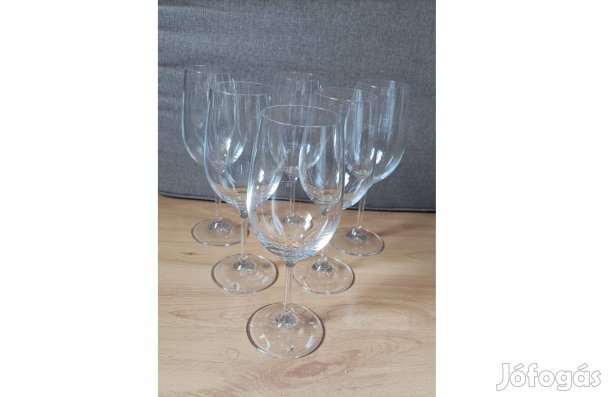 6 db boros pohár