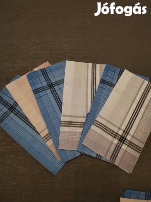 6 db férfi zsebkendő 
