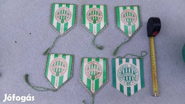 6 db fradi Ftc disz zászló jelvény egyben