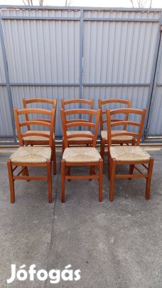 6 db jó állapotú, olasz Velence szék (bükk fa) eladó