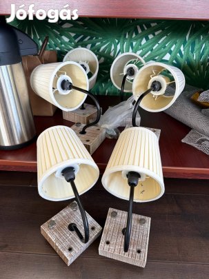 6 db modern falikar / fali lámpa textil búráva