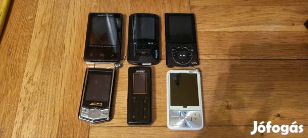 6 db mp3, mp4 lejátszó 