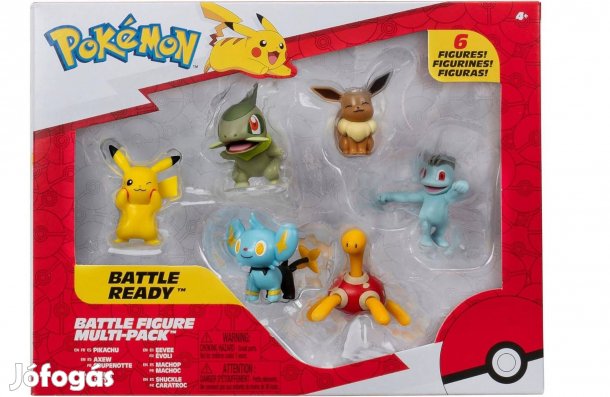 6 db-os Pokemon harci figura szett Pokemon Store