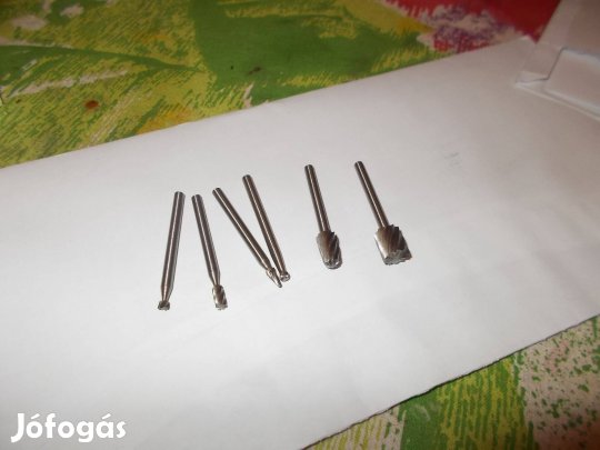 6 db os készlet : Dremel maró fejek -új-