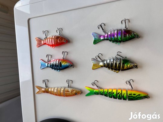 6 db osztott testű műcsali eladó