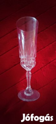 6 db pezsgős pohár