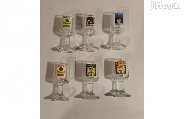 6 db röviditalos pohár