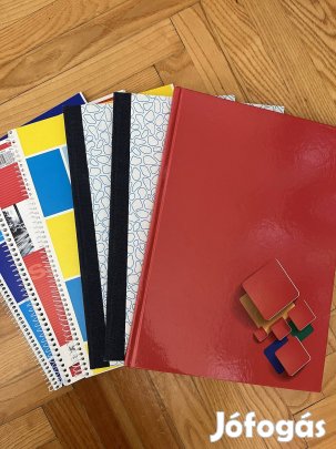 6 db új A4-es füzetek egyben eladó