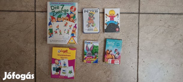 6 doboz játék kártya egyben eladó!