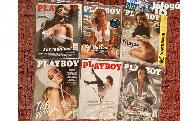 6 féle 2018-as bontatlan csomagolású magyar nyuszis magazin