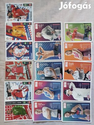 6 focis kártya és 10 sportolós kártya - egyben 500,-