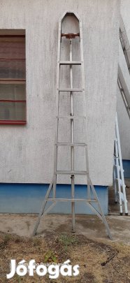 6 fokú, stabil aluminium gyűmölcsszedő létra eladó