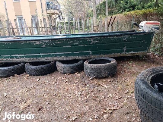 6 méteres, Váci, laposaljú, alumínium ladik